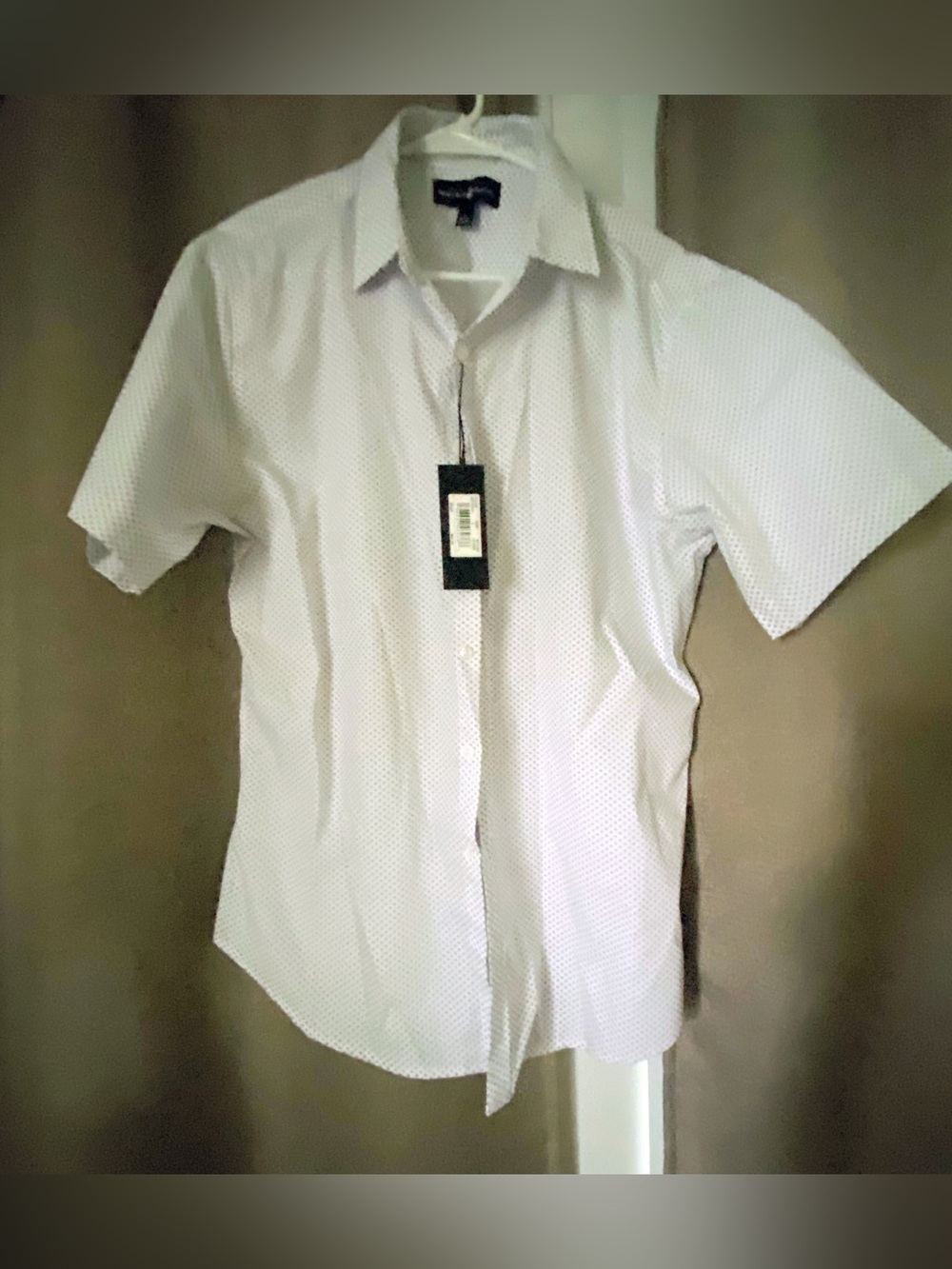 Beverly Hills Polo Club White Short-Sleeve Button-Down Shirt